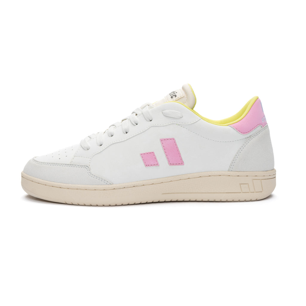 Jesse Lo Cut Chalk White | Prism Pink