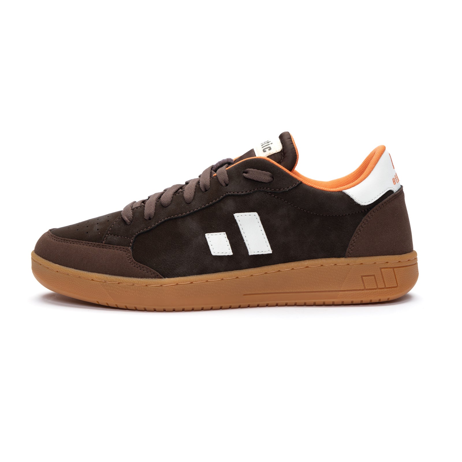 Jesse Lo Cut Dark Brown | Chalk White