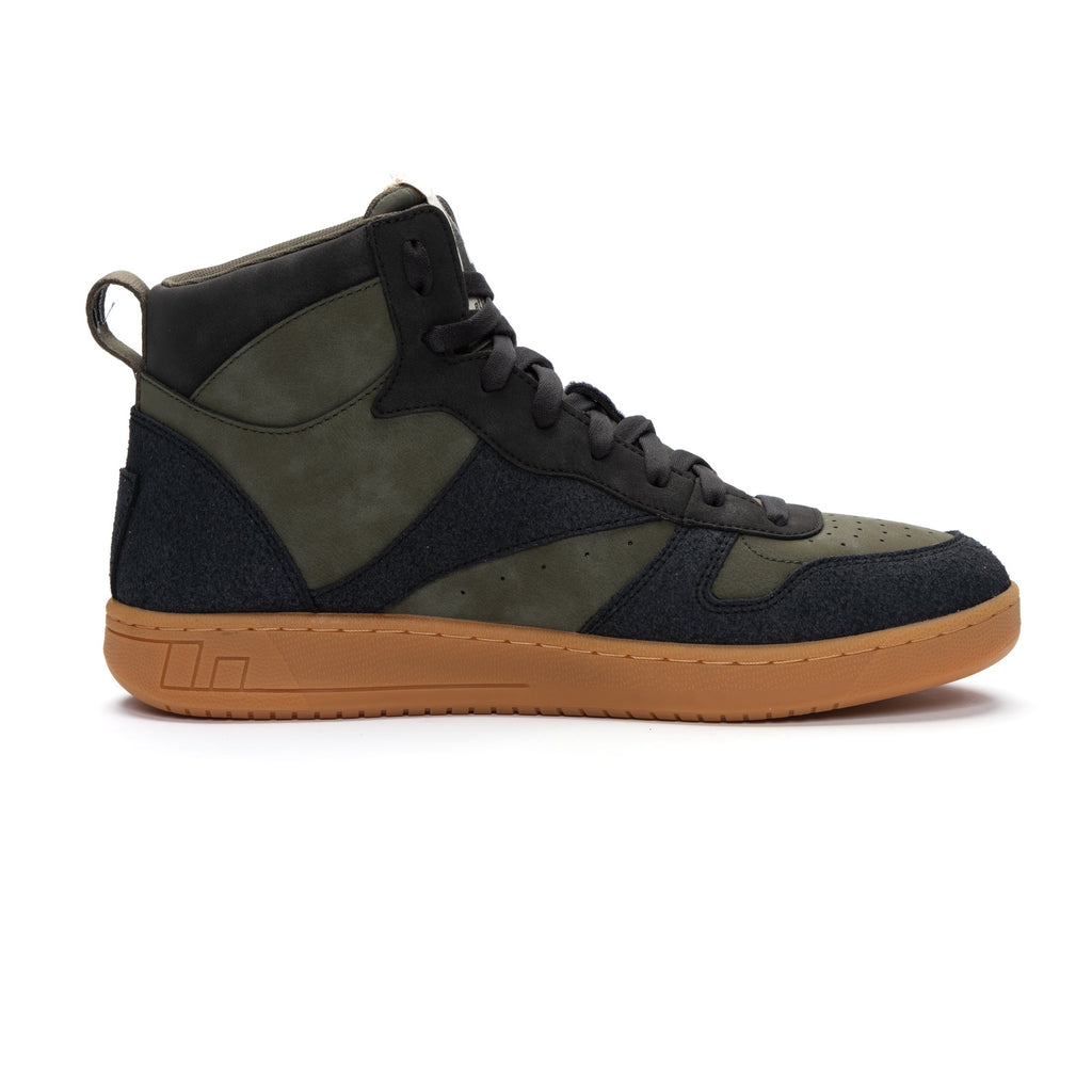 Carl Hi Cut Accent Donkey Grey | Jet Black