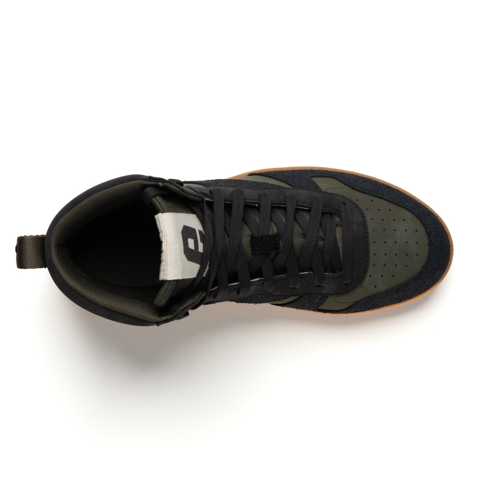 Carl Hi Cut Accent Donkey Grey | Jet Black