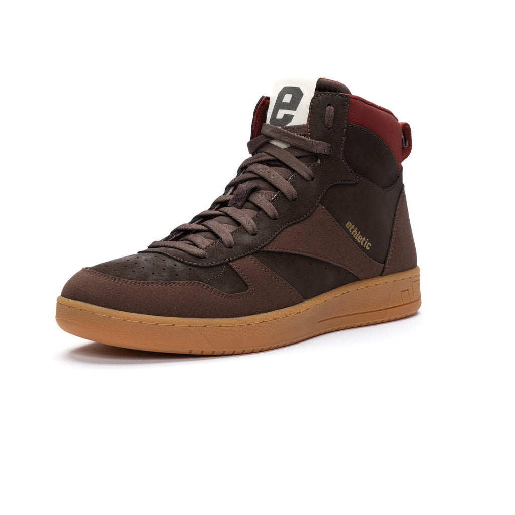 Carl Hi Cut Dark Brown | Brick Red