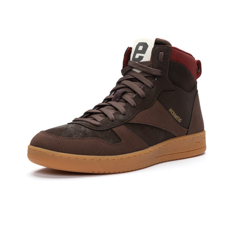 Carl Hi Cut Dark Brown | Brick Red