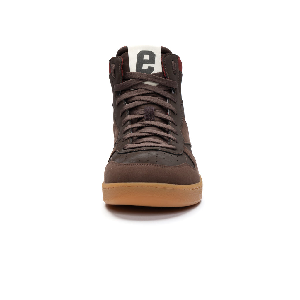 Carl Hi Cut Dark Brown | Brick Red