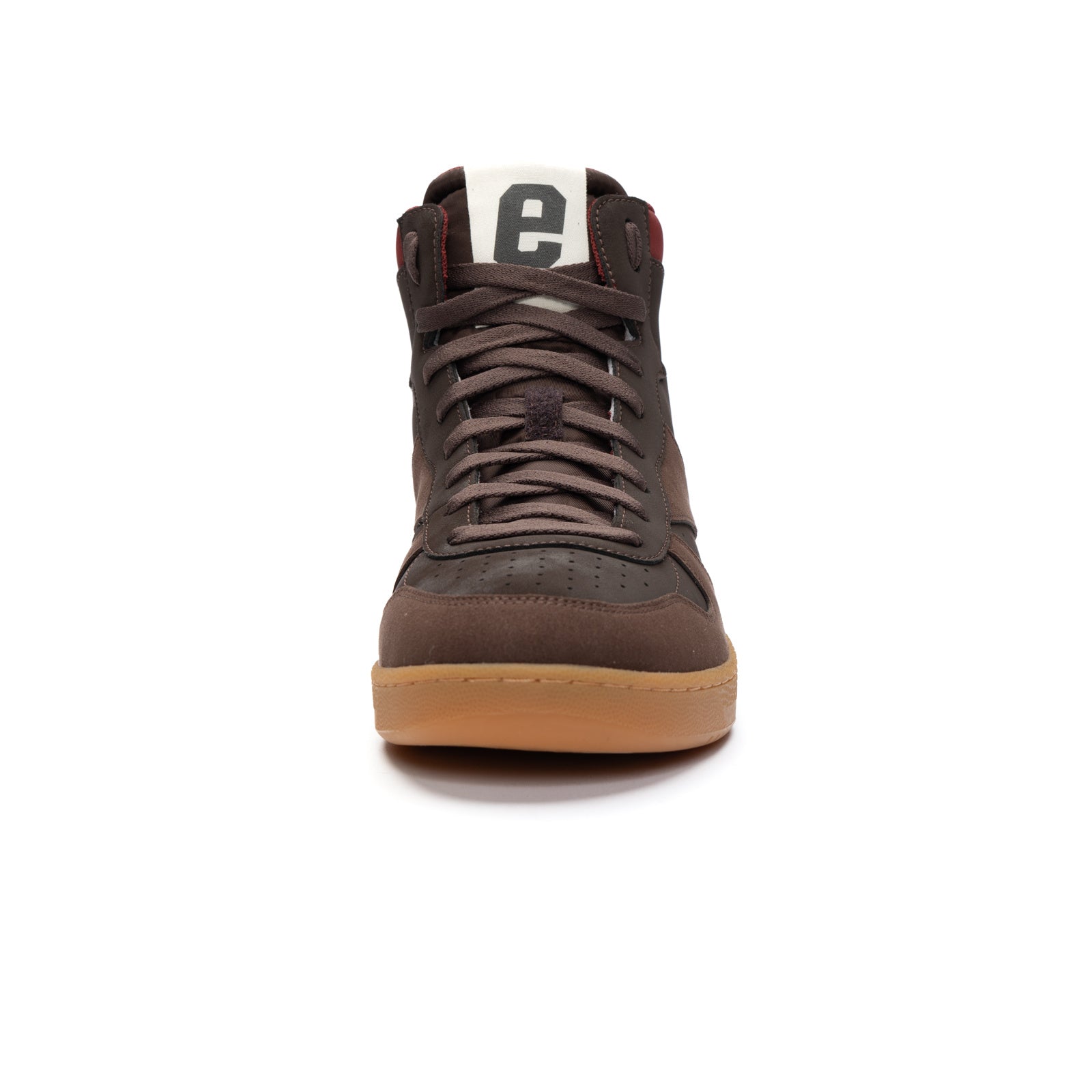 Carl Hi Cut Dark Brown | Brick Red