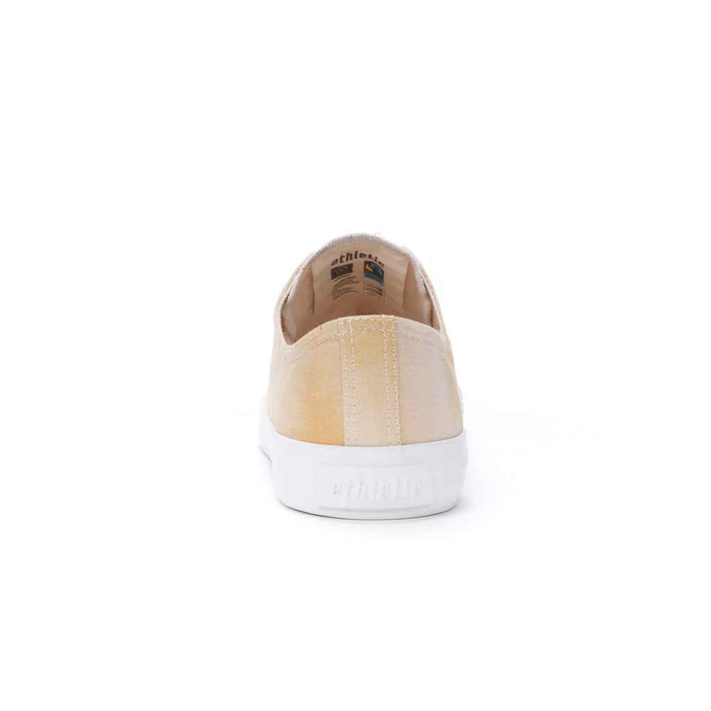 Fair Trainer White Cap Lo Cut Golden Shine | Just White