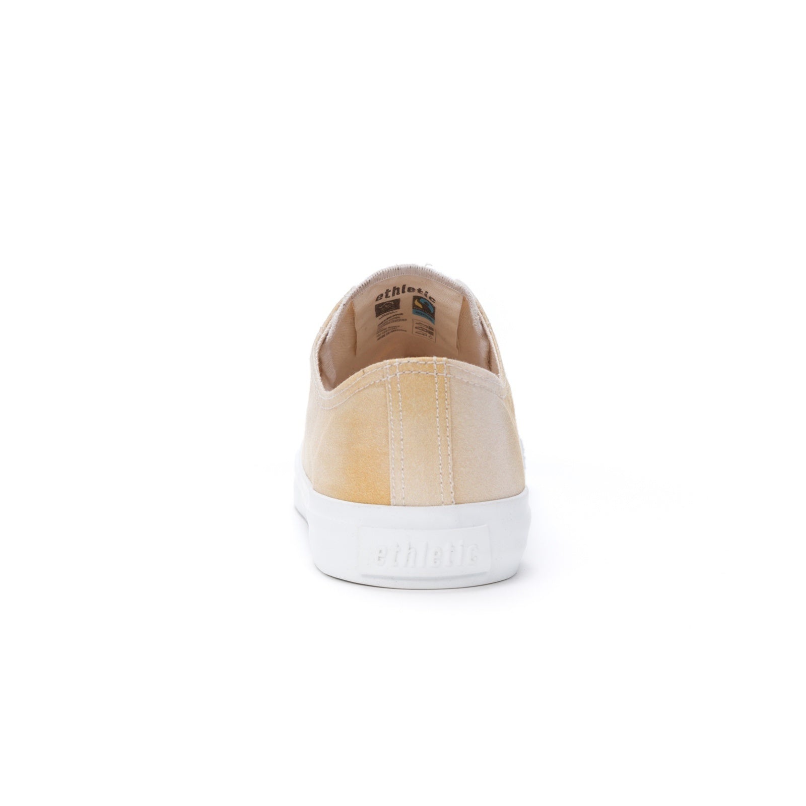Fair Trainer White Cap Lo Cut Golden Shine | Just White