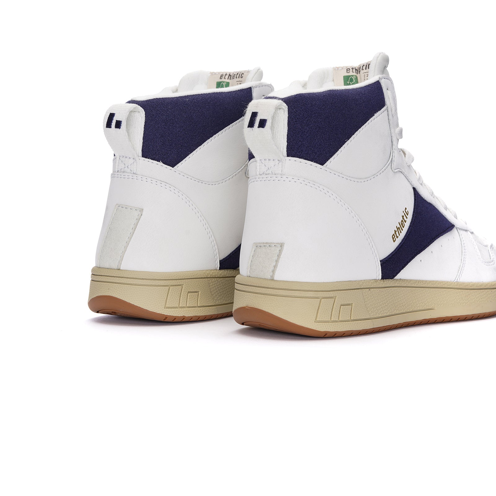 Carl Hi Cut Chalk White | Ocean Blue