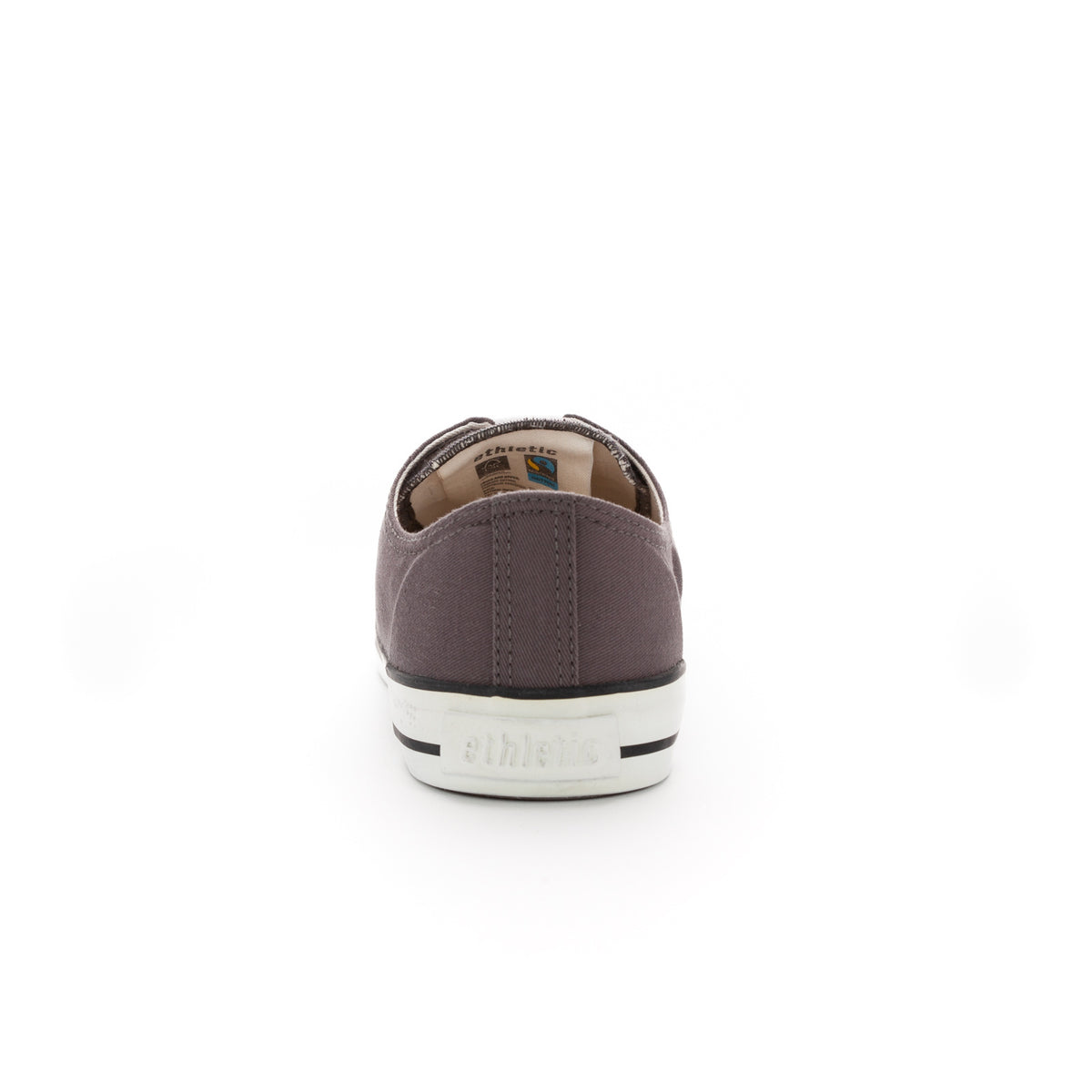Fair Trainer White Cap Lo Cut Pewter Grey | Just White
