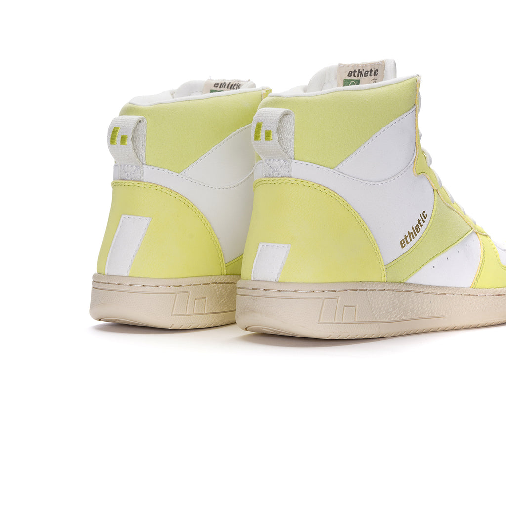 Carl Hi  Cut Lime Yellow | Just White