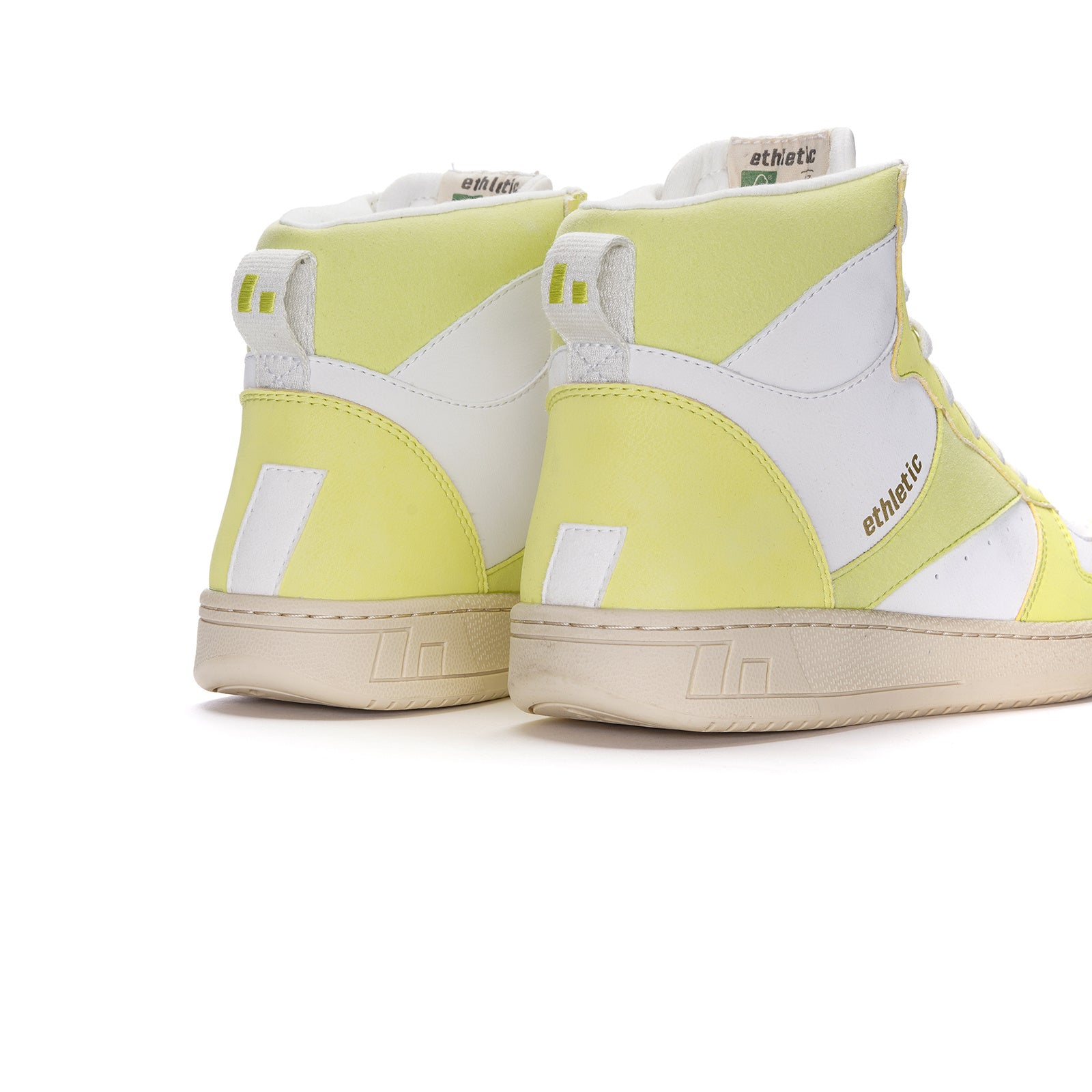 Carl Hi  Cut Lime Yellow | Just White