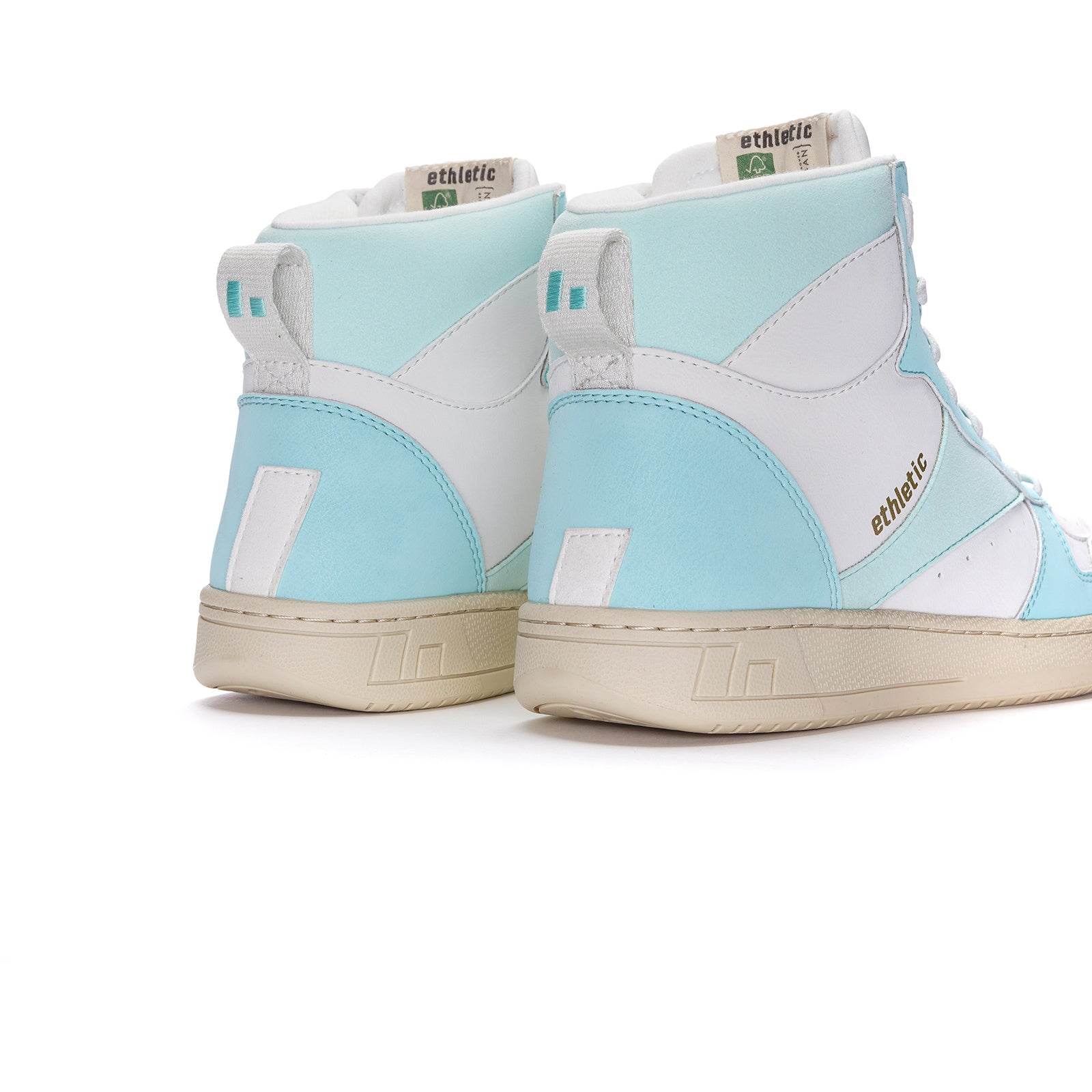 Carl Hi  Cut Light Bleached Agua Green | Just White