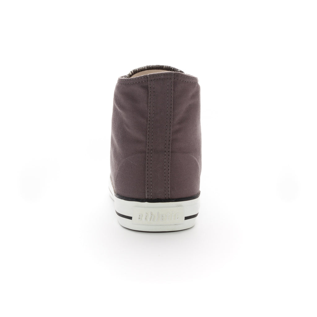 Fair Trainer White Cap Hi Cut Pewter Grey | Just White