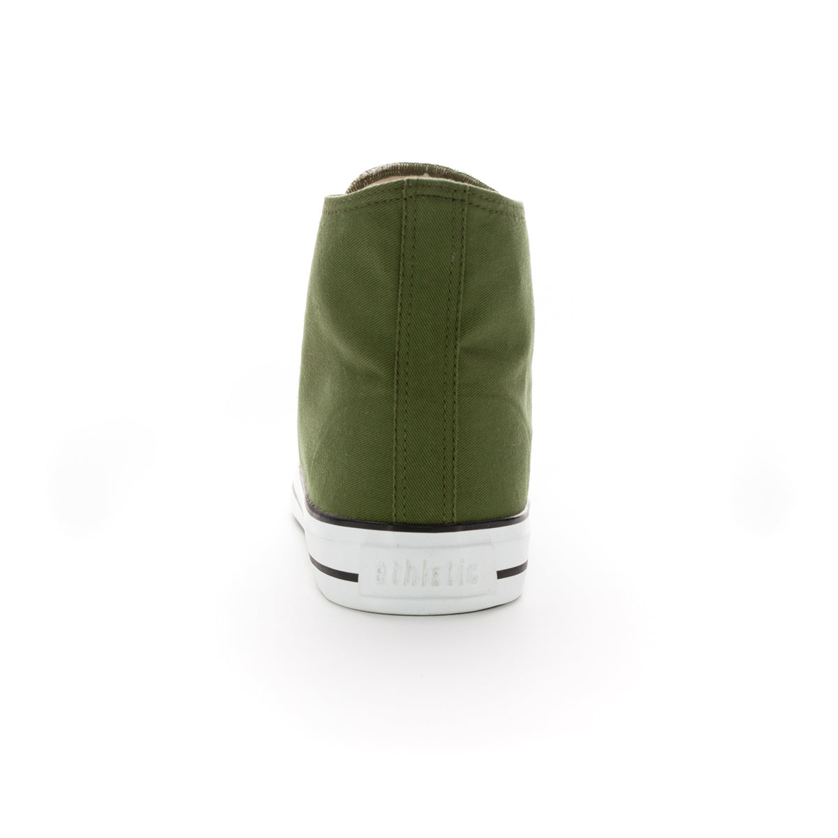 Fair Trainer White Cap Hi Cut Camping Green | Just White