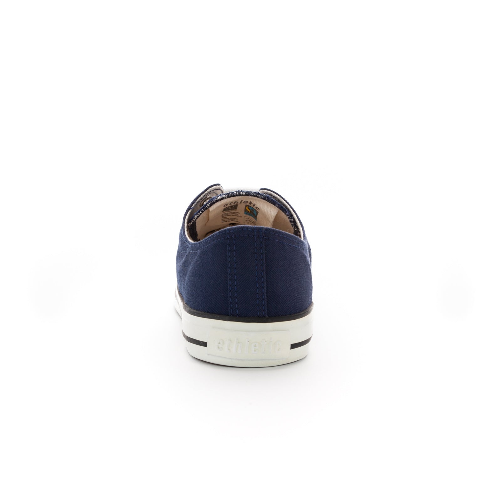 Fair Trainer White Cap Lo Cut Ocean Blue | Just White