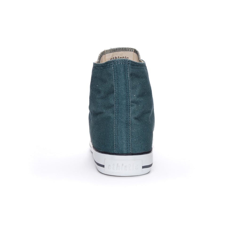 Fair Trainer White Cap Hi Cut Fir Tree Green P | Just White