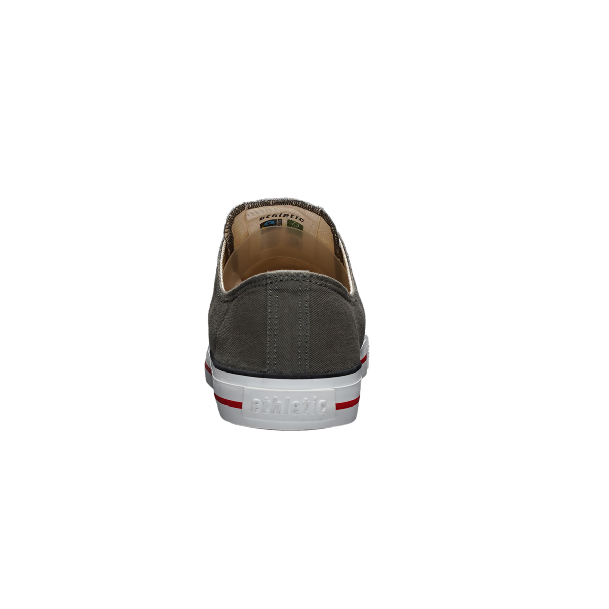 Fair Trainer White Cap Lo Cut Donkey Grey | Just White