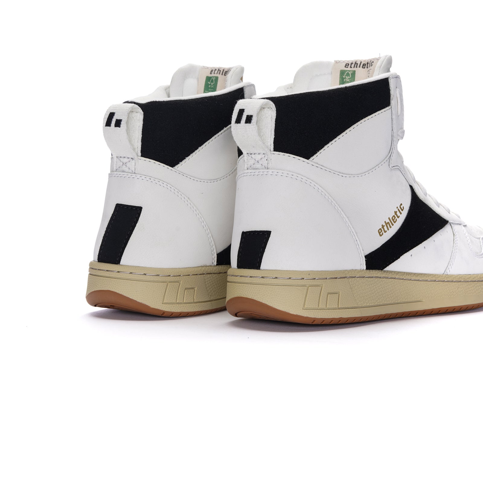 Carl Hi Cut Chalk White | Jet Black
