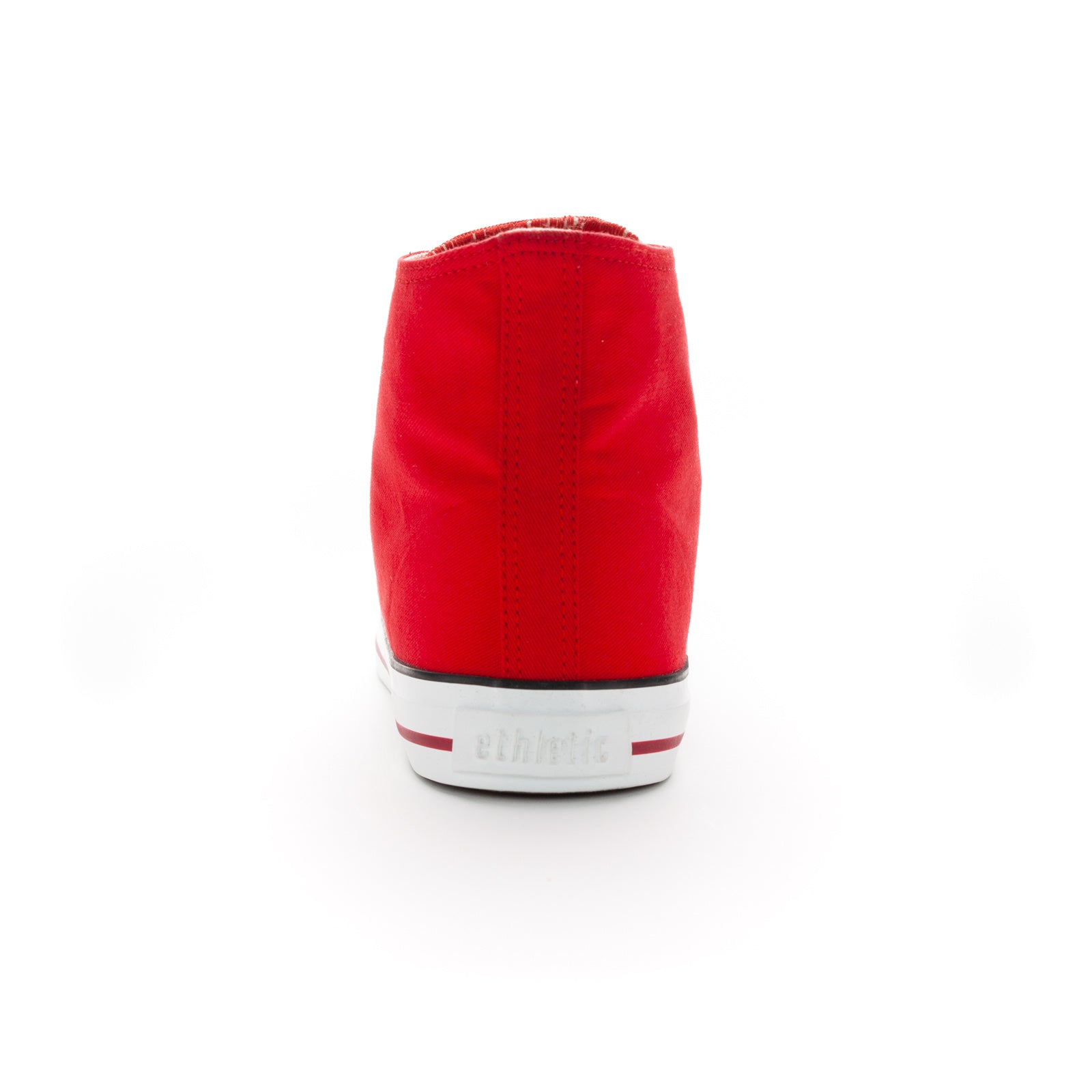Fair Trainer White Cap Hi Cut Cranberry Red | Just White