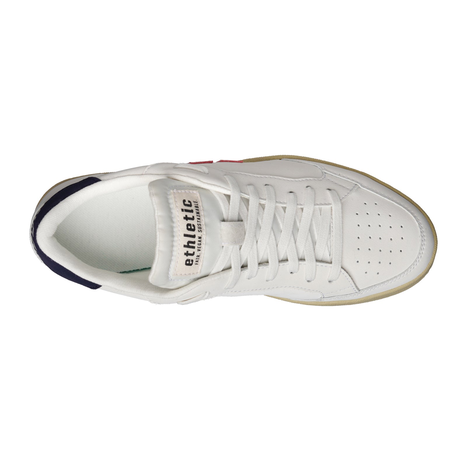 Jesse Lo Cut Classic Chalk White | Accent Rio Red