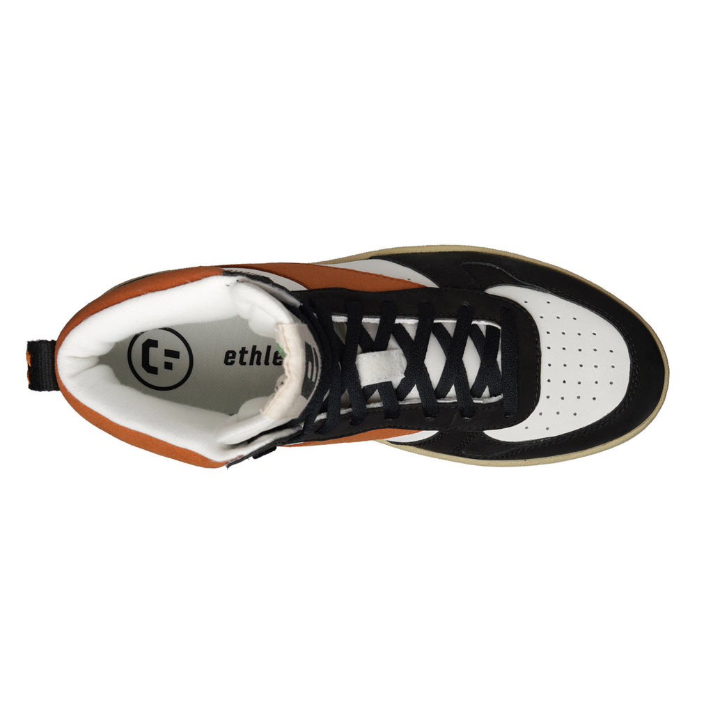 Carl Hi  Cut Chalk White | Cognac Brown