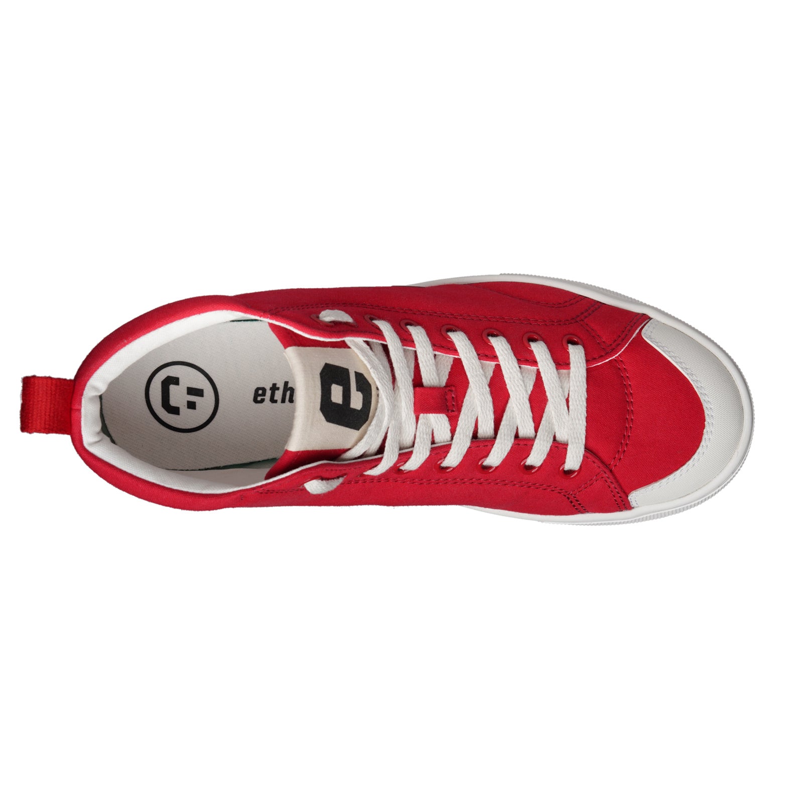 Fair Trainer Active Hi Cut Cranberry Red | Just White