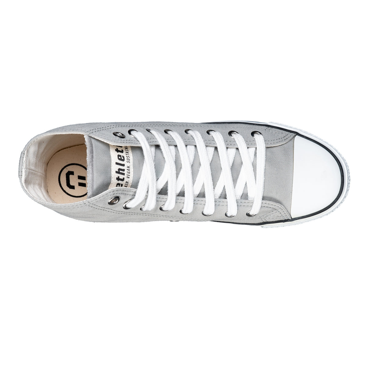 Fair Trainer White Cap Hi Cut Urban Grey | Just White