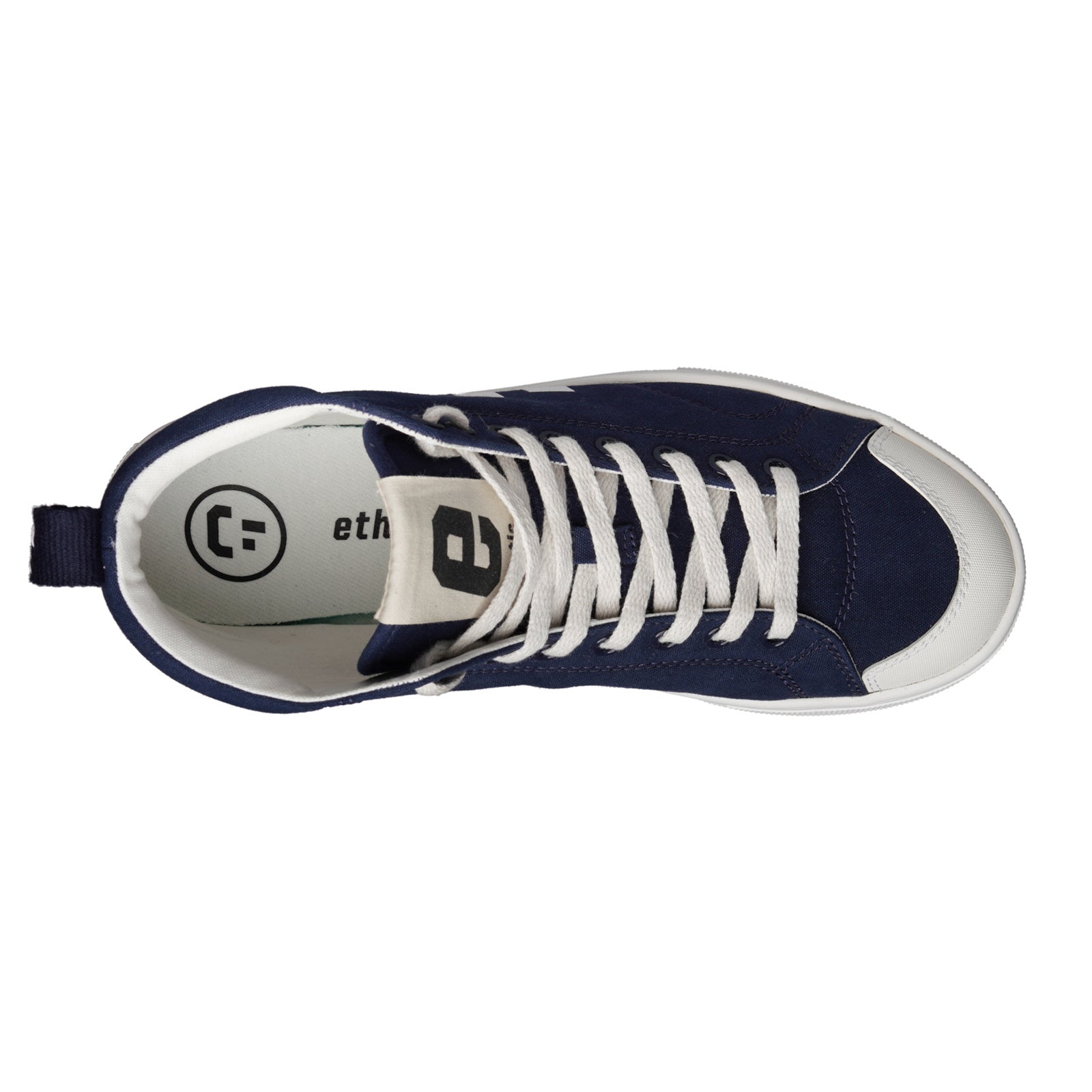 Fair Trainer Active Hi Cut Ocean Blue | Just White