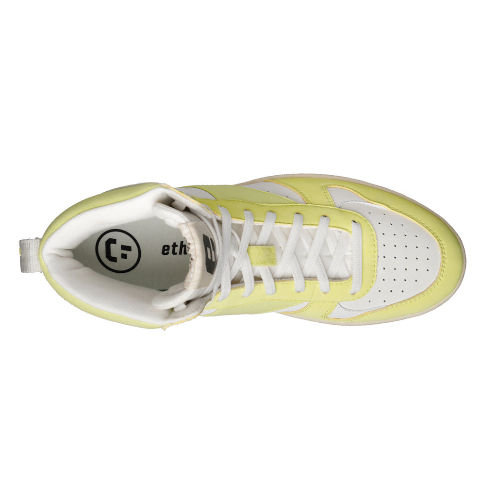 Carl Hi  Cut Lime Yellow | Just White