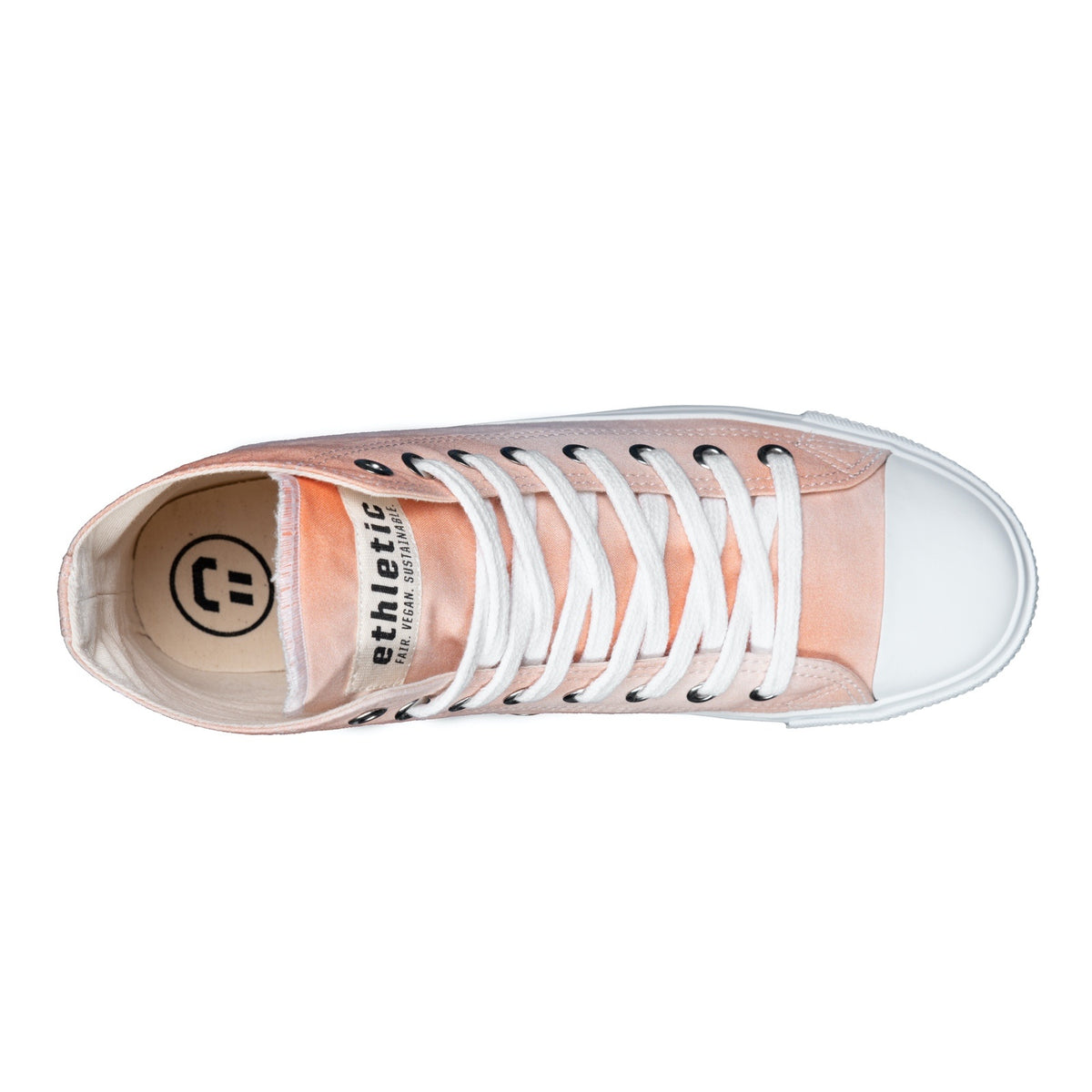 Fair Trainer White Cap Hi Cut Little Blush | Just White
