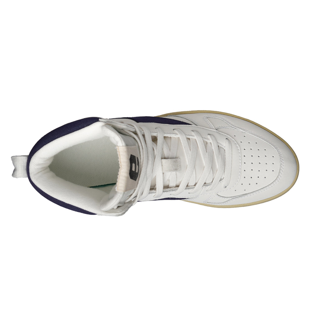 Carl Hi Cut Chalk White | Ocean Blue