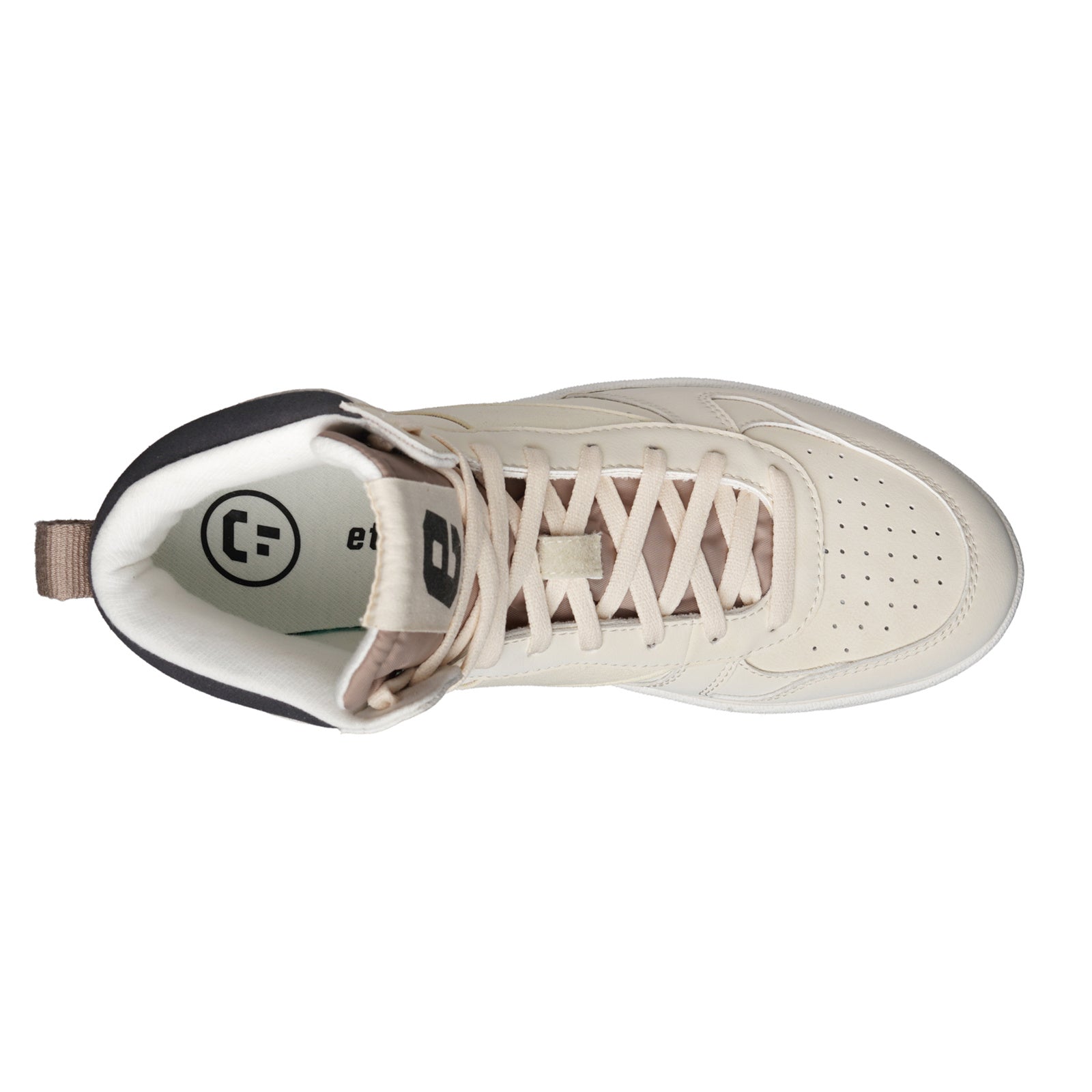 Carl Hi  Cut Bleached Sand | Pewter Grey