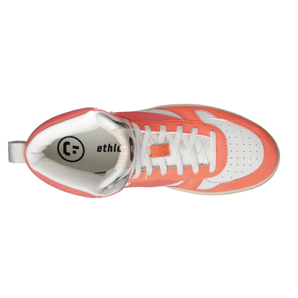 Carl Hi  Cut Bleached Orange | Just White