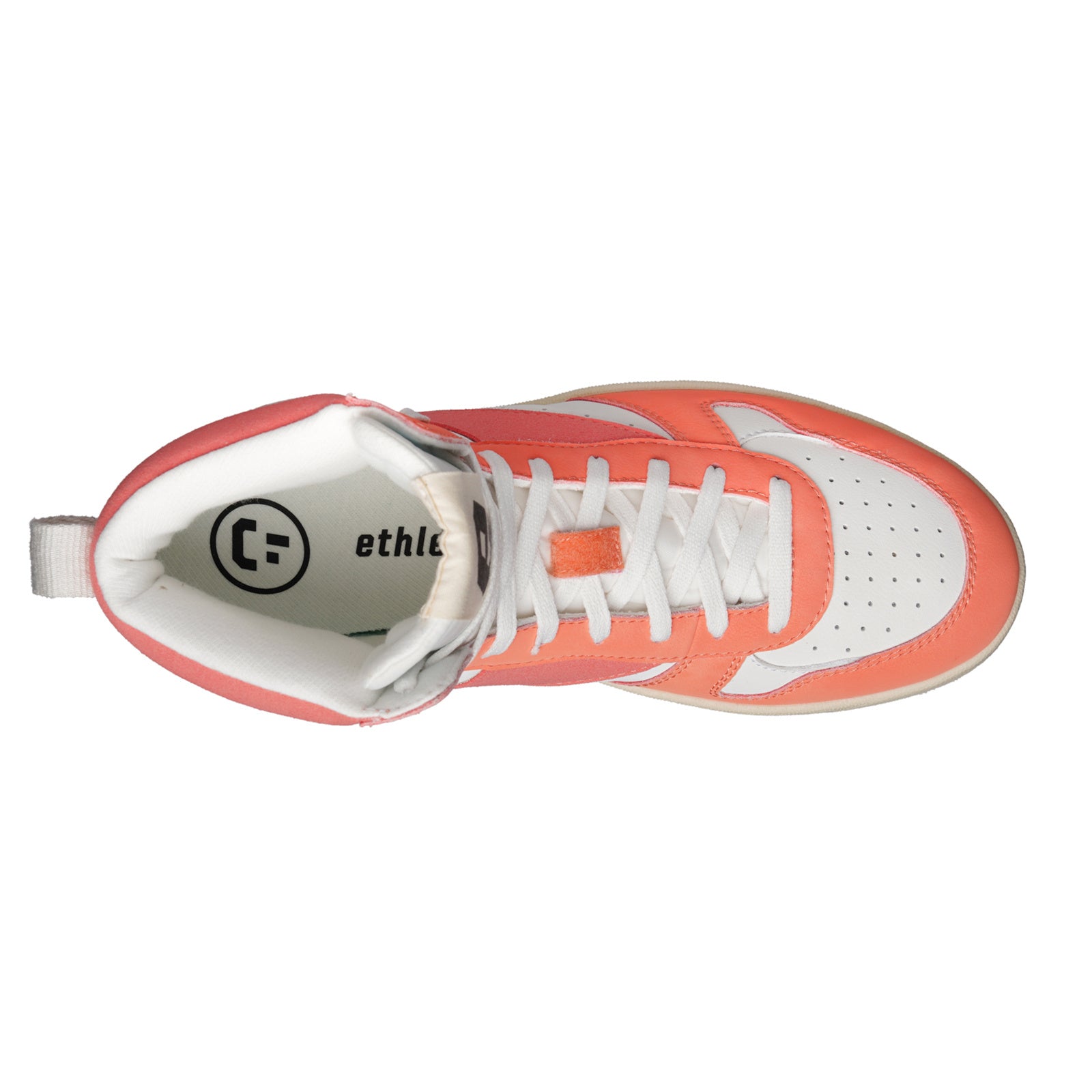 Carl Hi  Cut Bleached Orange | Just White