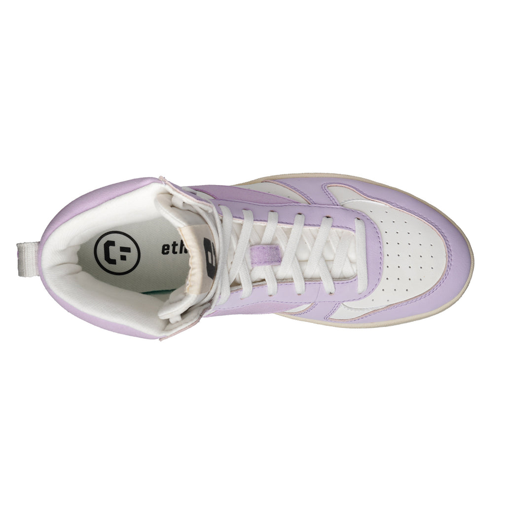 Carl Hi  Cut Lavender Pink | Just White