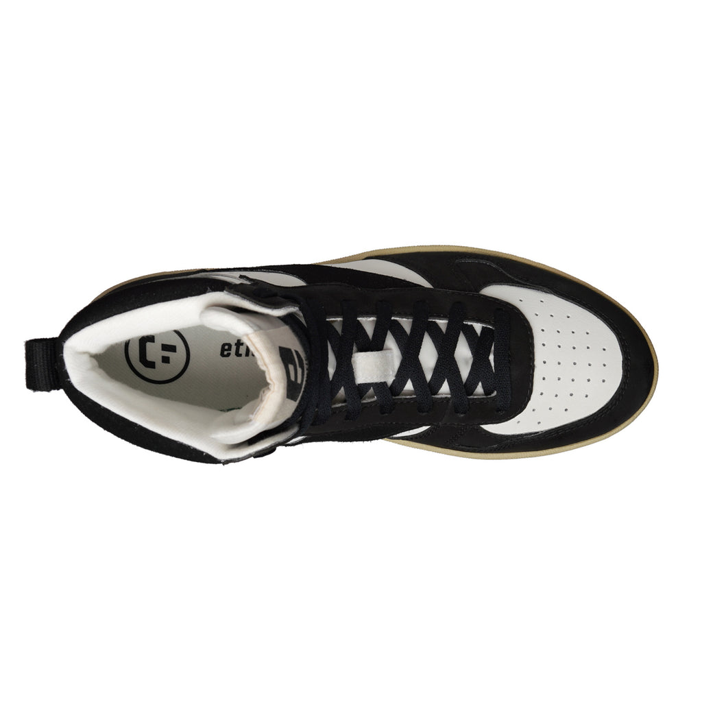 Carl Hi  Cut Chalk White | Jet Black