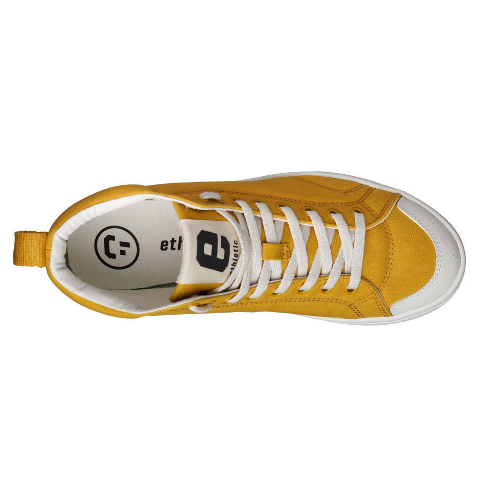 Fair Trainer Active Hi Cut Mustard Yellow | Just White