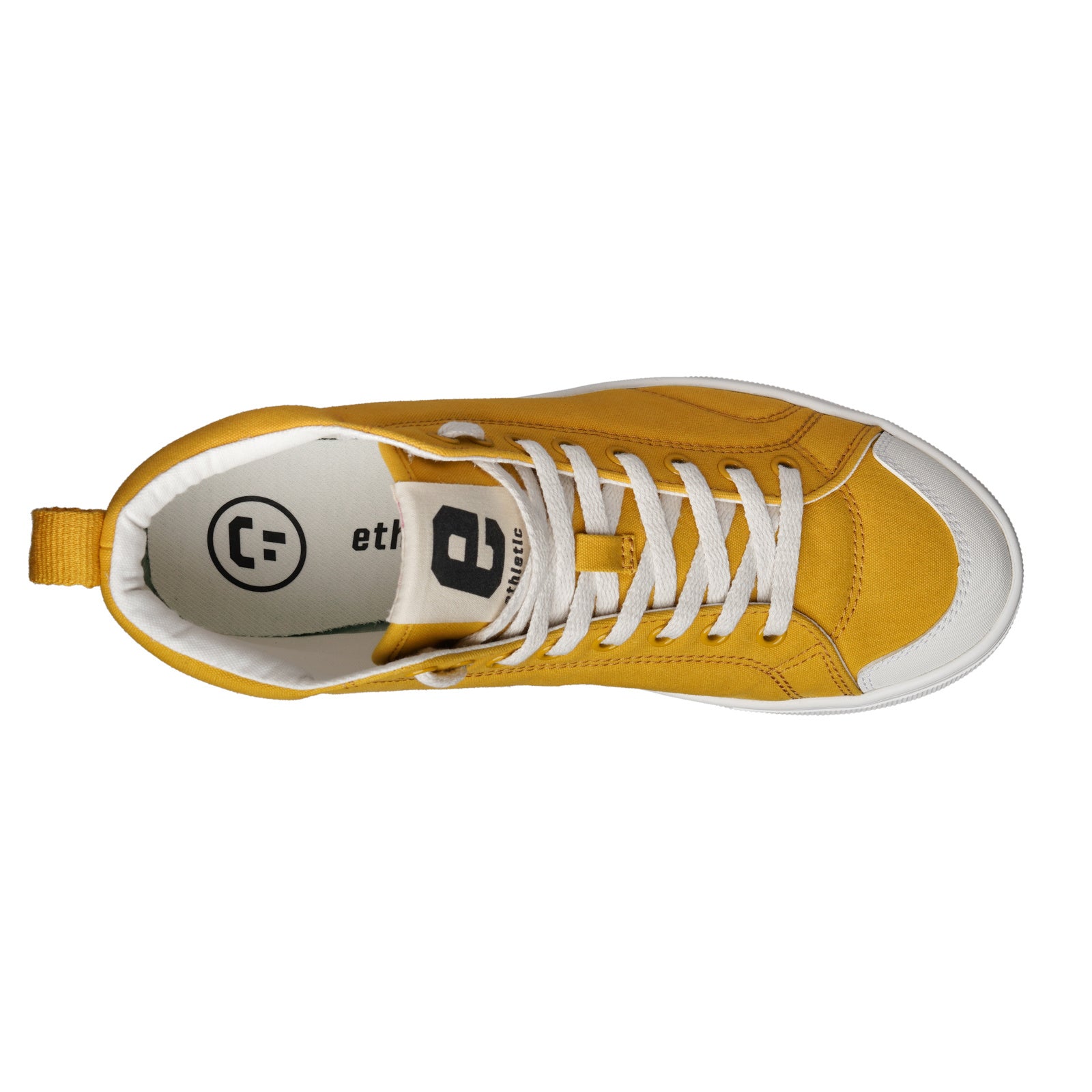 Fair Trainer Active Hi Cut Mustard Yellow | Just White