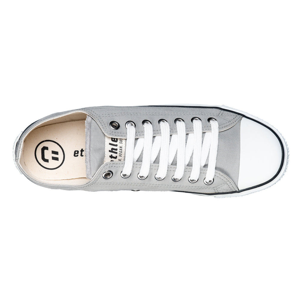 Fair Trainer White Cap Lo Cut Urban Grey | Just White