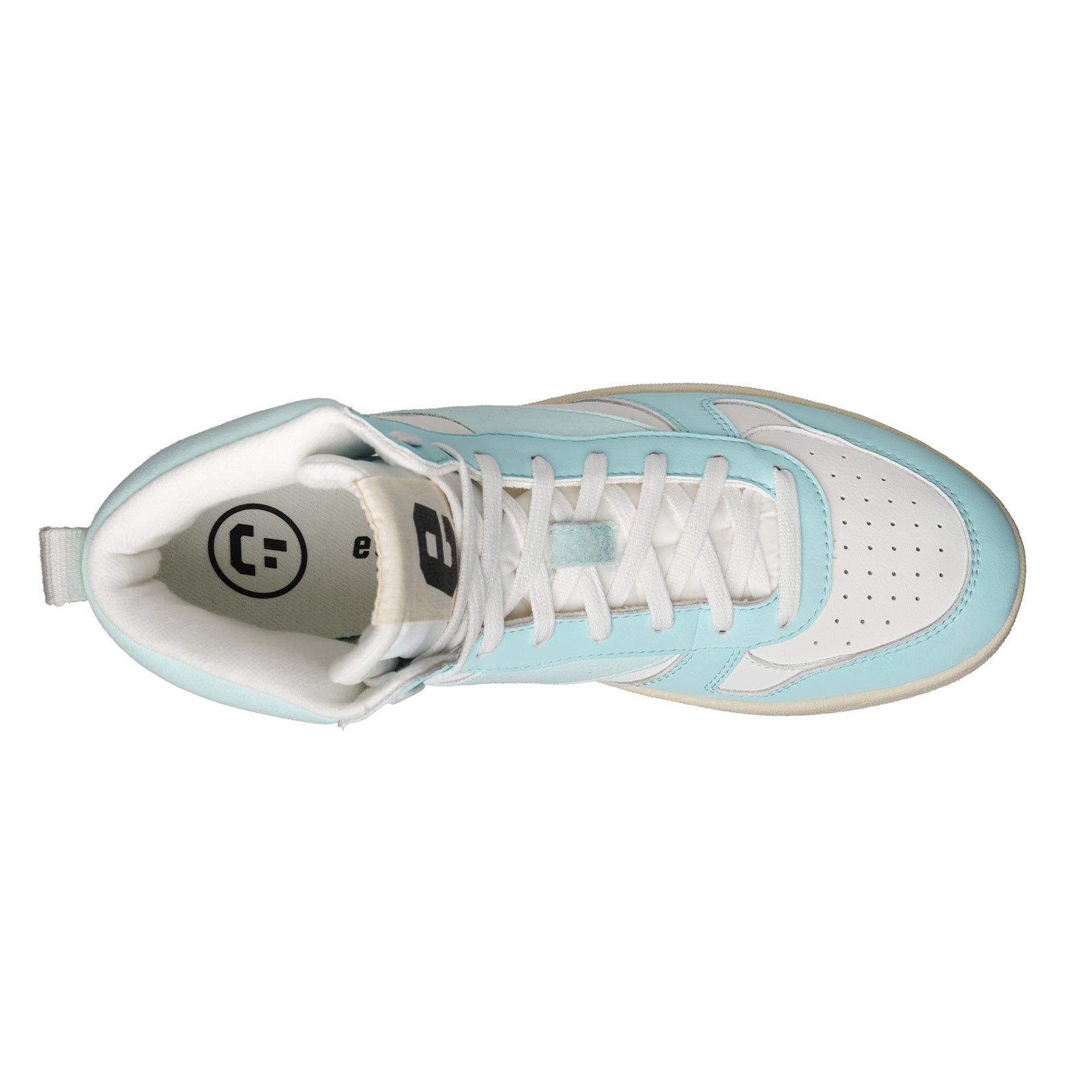 Carl Hi  Cut Light Bleached Agua Green | Just White