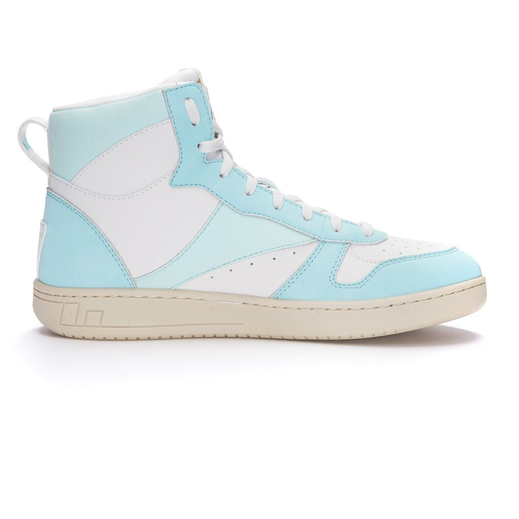 Carl Hi  Cut Light Bleached Agua Green | Just White