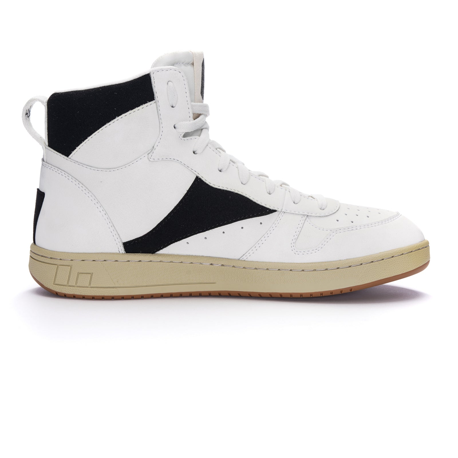 Carl Hi Cut Chalk White | Jet Black