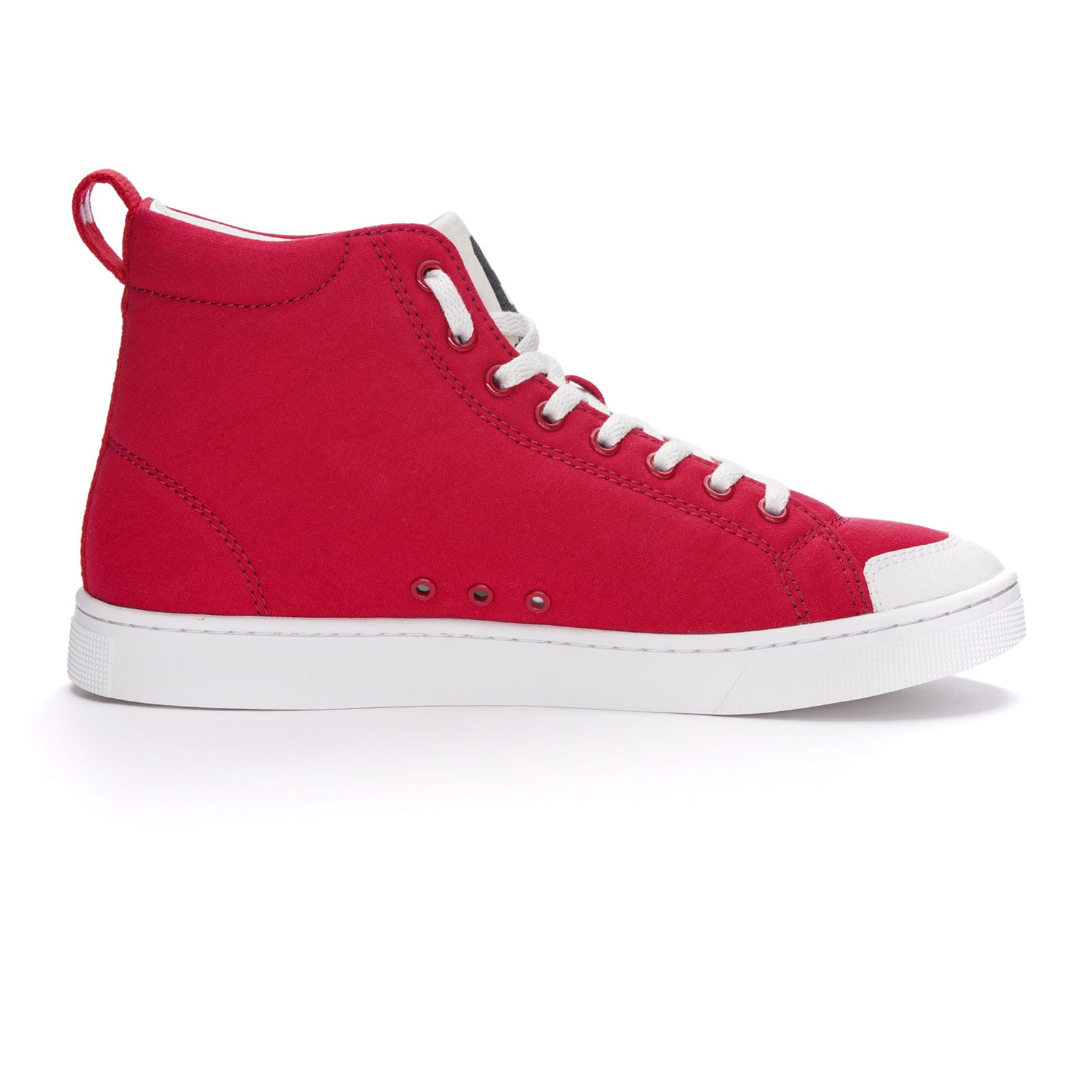 Fair Trainer Active Hi Cut Cranberry Red | Just White