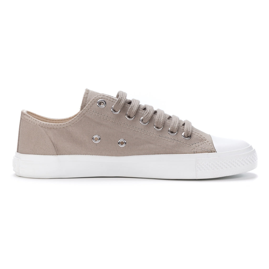 Fair Trainer White Cap Lo Cut Frozen Olive | Just White