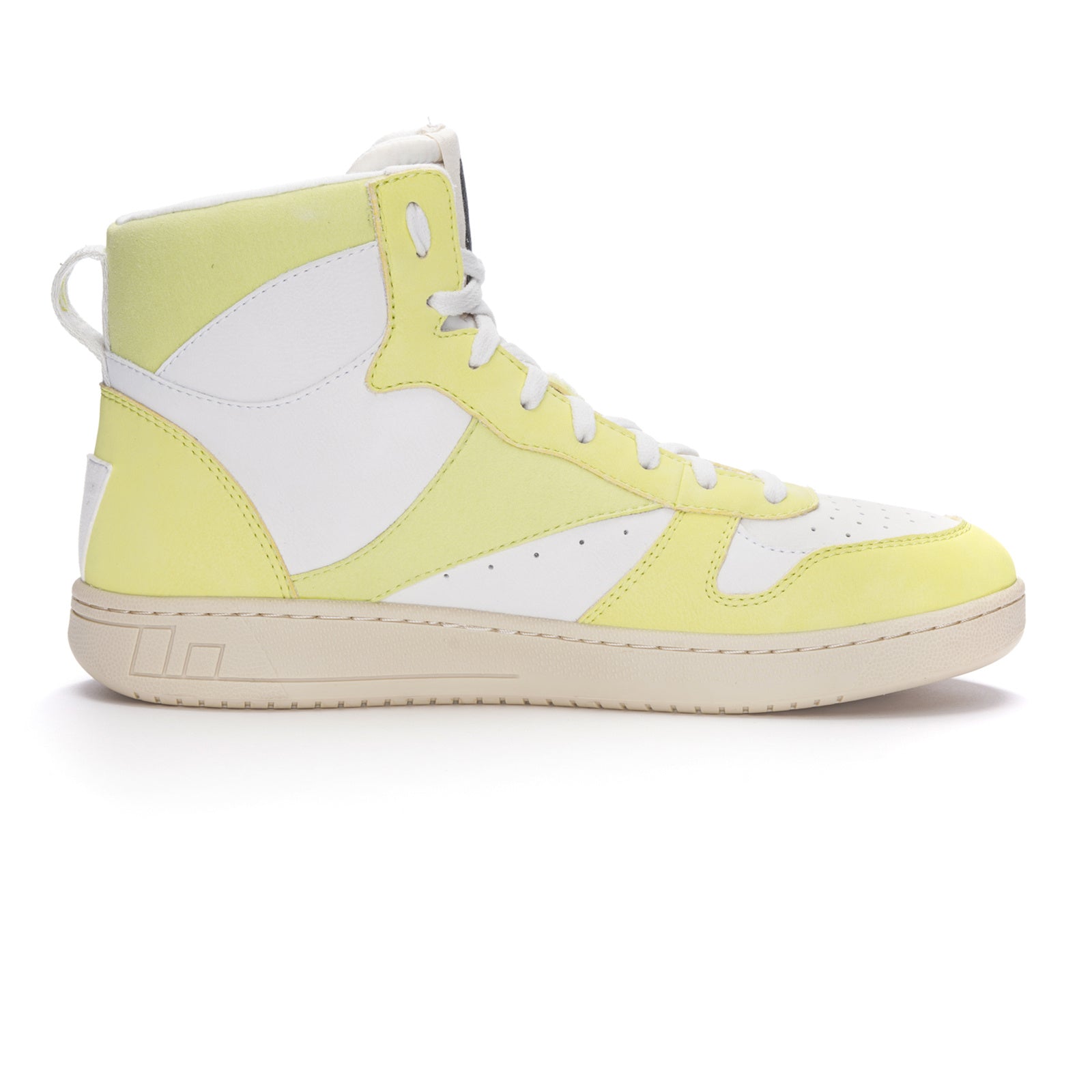 Carl Hi  Cut Lime Yellow | Just White