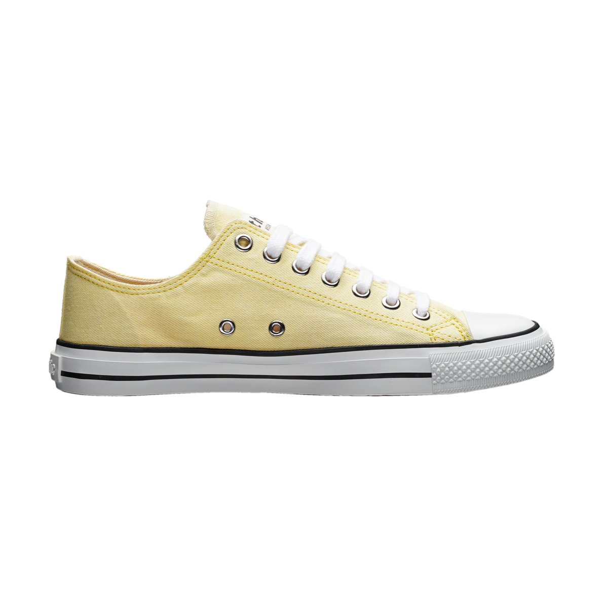 Fair Trainer White Cap Lo Cut Watersign Yellow | Just White