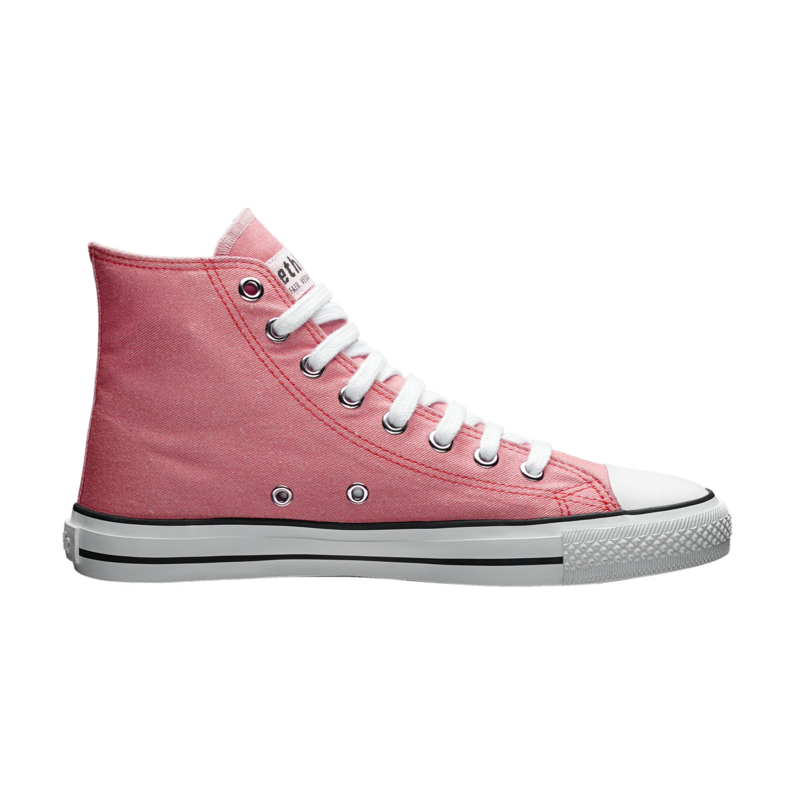 Fair Trainer White Cap Hi Cut Strawberry Pink P | Just White