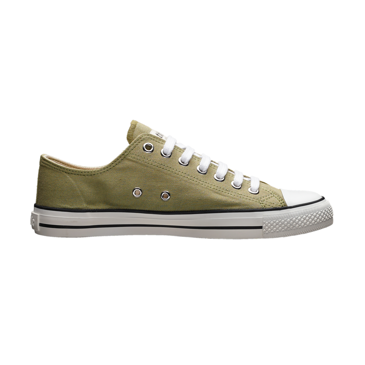 Fair Trainer White Cap Lo Cut Watersign Green | Just White