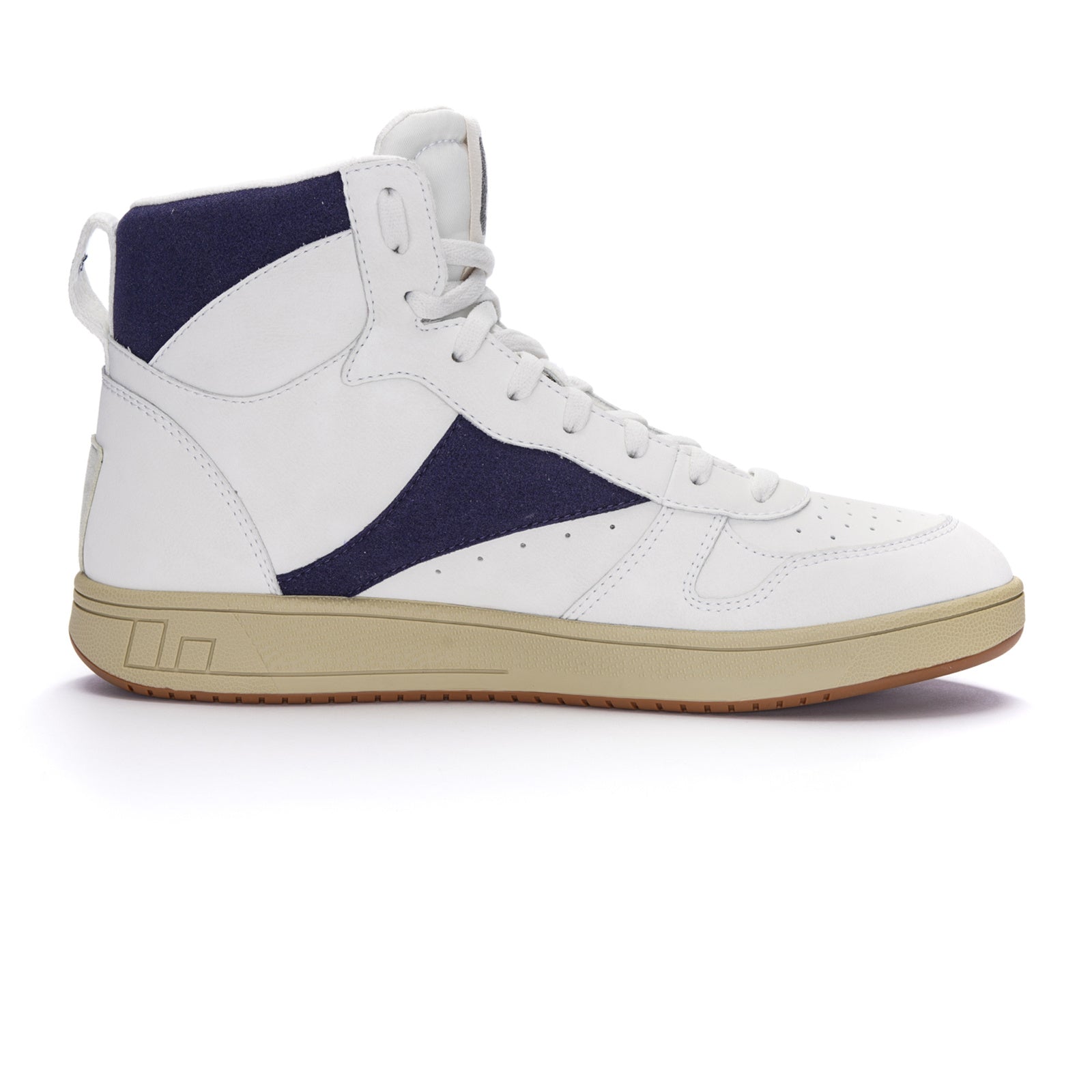 Carl Hi Cut Chalk White | Ocean Blue