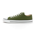 Fair Trainer White Cap Lo Cut Camping Green | Just White