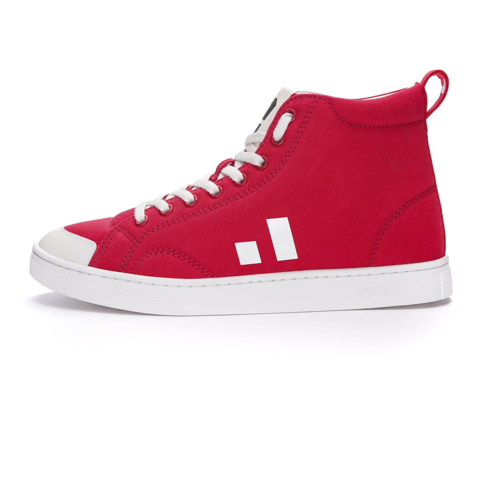 Fair Trainer Active Hi Cut Cranberry Red | Just White
